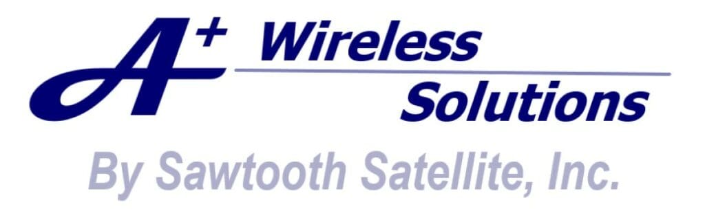 A+ Wireless by Sawtooth Satellite, Inc. Logo