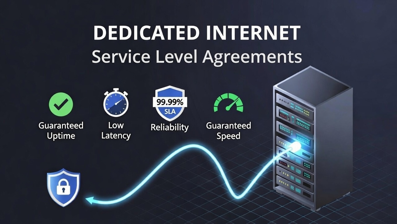 Dedicated Internet Access (DIA) with guaranteed parameters